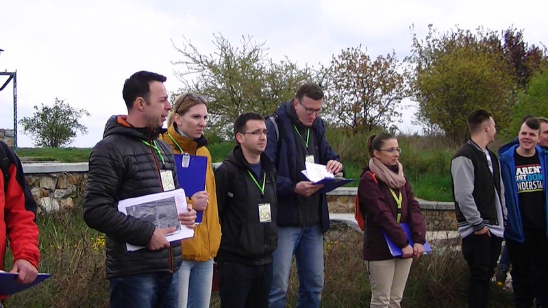 Zajęcia terenowe Zielonego Patrolu z Geoparkiem Kielce w Kamieniołomie Ślichowice im. Jana Czarnockiego