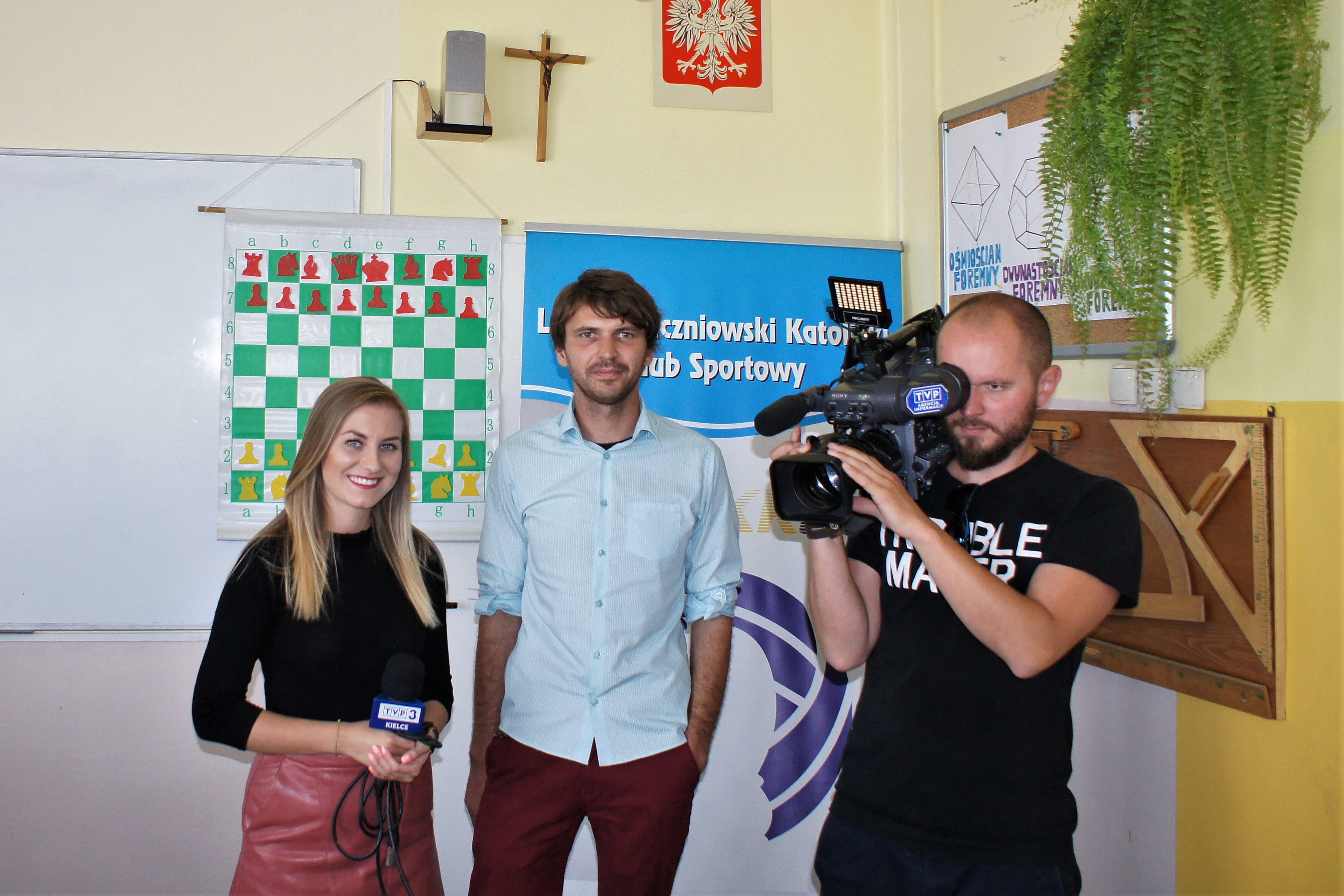 TVP3 Kielce w Informatyku – Czyli o tym jak szachy wpływają pozytywnie na kształtowanie umysłów u dzieci i młodzieży.