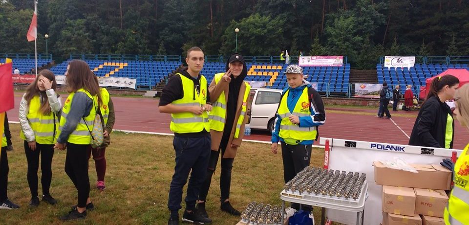 Nasi wolontariusze na Festiwalu Aktywności Osób Niepełnosprawnych Paragedon