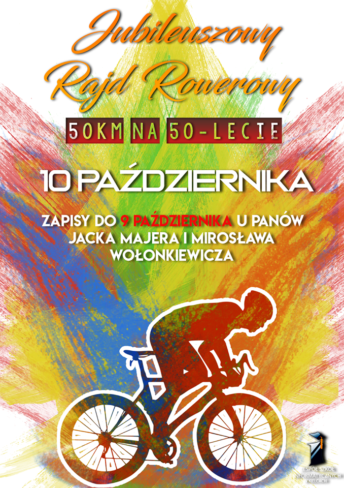 Jubileuszowy Rajd Rowerowy „50 km na 50-lecie”