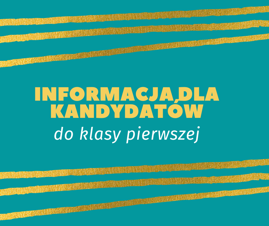 Informacja dla kandydatów