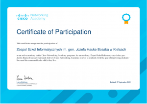 Certyfikat Cisco